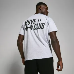 Oversize tričko MP Move Club – svetlosivé melírované - L - XL