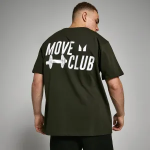 Oversize tričko MP Move Club – zelené - XXS - XS