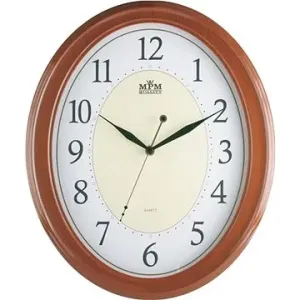 Nástenné hodiny MPM, 1898.52.SW - hnedá, 35cm