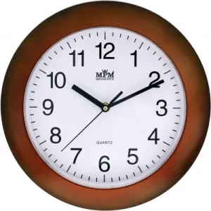 Nástenné hodiny MPM, 2804.52 - hnedá tmavá, 30cm