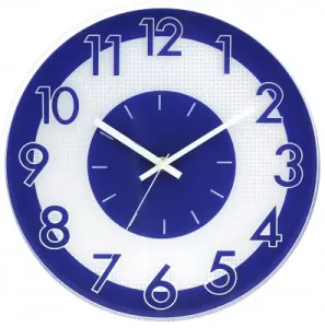 Nástenné hodiny MPM, 3234.30 - modrá, 30cm