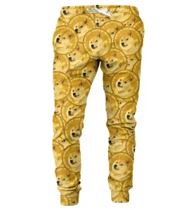 Dámske oblečenie Mr. GUGU & Miss GO Mr._Gugu_&_Miss_Go_Doge_Wow_Sweatpants_Swpn-Pc_2178_Gold #817976