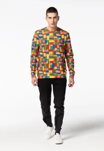 Mr. GUGU & Miss GO Unisex's Blocks Sweater S-Pc2062
