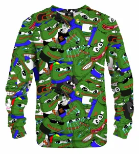 Mr. GUGU & Miss GO Unisex's Pepe Memes Sweater S-Pc2337 #818515