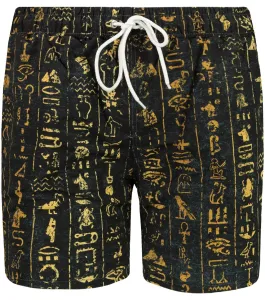 Pánske plavky Mr. GUGU & Miss GO Hieroglyphs #2829884