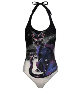 Dámske plavky Mr. GUGU & Miss GO GALACTIC CAT #821353