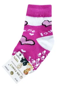 Protišmykové ponožky pre bábätká- Love veľkosť: 18-20