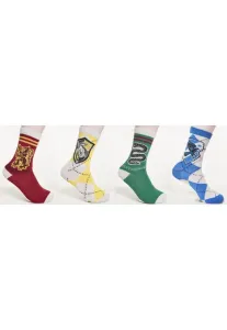 Mr. Tee Harry Potter Team Socks 4-Pack multicolor - Size:47–50