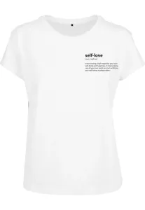 Dámske tričko MR.TEE Ladies Self Love Box Farba: white, Veľkosť: M