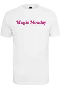 Dámske tričko MR.TEE Ladies Magic Monday Slogan Tee Farba: white, Veľkosť: M