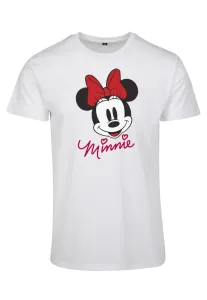 Dámske tričko MERCHCODE Minnie Mouse biele Farba: white, Veľkosť: S