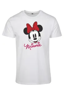 Dámske tričko MERCHCODE Minnie Mouse biele Farba: white, Veľkosť: L
