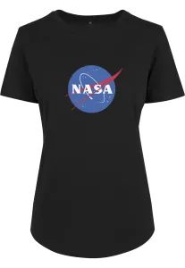 Dámske tričko MR.TEE Ladies NASA Insignia Fit Farba: black, Veľkosť: M