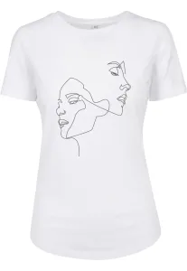Dámske tričko MR.TEE Ladies One Line Fit Farba: white, Veľkosť: M