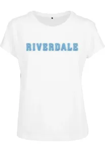 Dámske tričko MERCHCODE Ladies Riverdale Logo Tee Farba: white, Veľkosť: XS