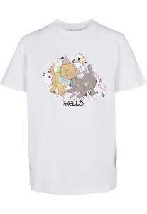 Detské tričko MR.TEE Kids Aristocats Hello Tee Farba: white, Veľkosť: 146/152