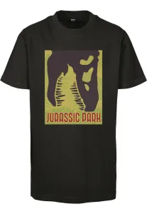 Detské tričko MR.TEE Kids Jurassic Park Big Logo Tee Farba: black, Veľkosť: 110/116