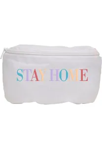 Mister Tee Stay Home Hip Bag white - One Size