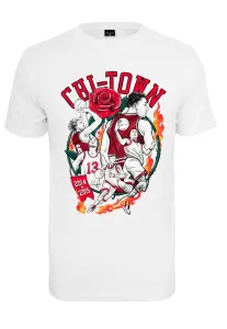 Mr. Tee Chi-Town Player white - Size:L