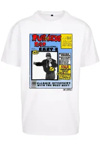 Mr. Tee Eazy-E RAP Magazine Oversize Tee white - Size:XS