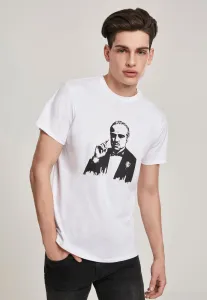 Mr. Tee Godfather Painted Portrait Tee white - Size:L