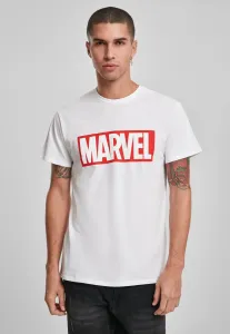 Urban Classics Merchcode Marvel Logo Tee white - XL