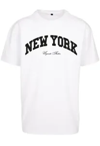Mr. Tee New York College Oversize Tee white - Size:4XL