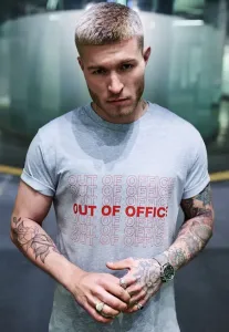 Mr. Tee Out Of Office Tee heather grey - Size:XXL