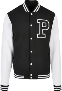 Mr. Tee Pray College Jacket blk/wht - Size:XS