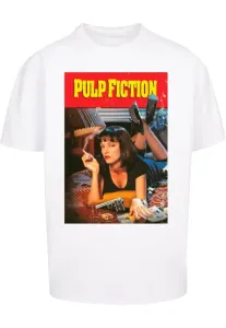 Mr. Tee Pulp Fiction Poster Oversize Tee white - Size:S
