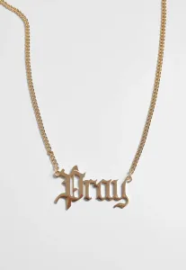 Mister Tee Pray Chunky Necklace gold - One Size