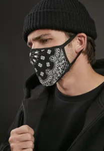 Mister Tee Bandana Face Mask 2-Pack black/white - One Size