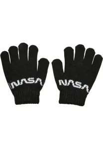 Mr. Tee NASA Knit Glove Kids black - Size:L/XL