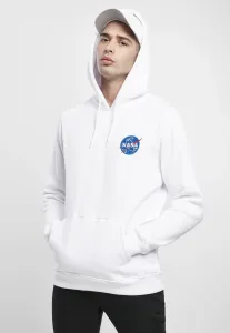 Mr. Tee NASA Insignia Logo EMB Hoody white - Size:L