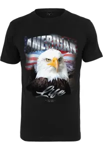 Mr. Tee American Life Eagle Tee black - Size:L