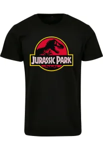 Mr. Tee Jurassic Park Logo Tee black - Size:XL