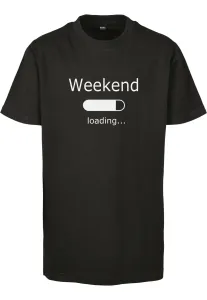 Detské tričko MR.TEE Kids Weekend Loading 2.0 Farba: black, Veľkosť: 110/116