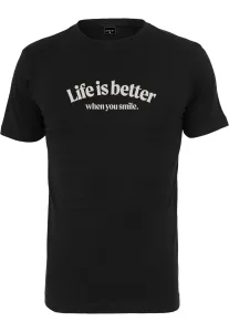 Pánske tričko MR.TEE Life Is Better Tee Farba: black, Veľkosť: L