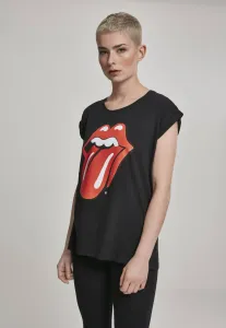 Mr. Tee Rolling Stones Tongue Ladies Tee black - Size:XXL