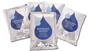 Núdzové balenie pitnej vody 5×100 ml MSI® (Farba: Strieborná)
