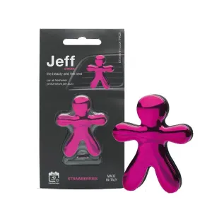 Mr&Mrs Jeff Chrome Strawberries (Pink) osviežovač vzduchu 1x1 ks