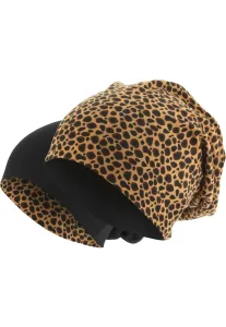 Master Dis Printed Jersey Beanie cheetha/black - One Size