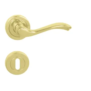 Kľučka na dvere MT - BEAUTY - R (E) ZLL - zlatá lesklá | MP-KOVANIA.sk #4126410