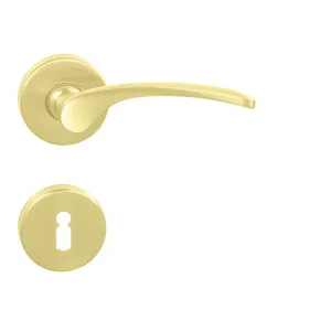 Kľučka na dvere MT - LAURA - R (E) ZLM - zlatá matná | MP-KOVANIA.sk #4126435