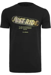 Mr. Tee Just Ride Tee black - Size:4XL