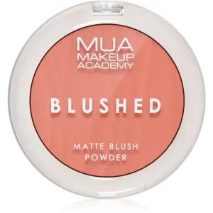 MUA Makeup Academy Blushed Powder Blusher púdrová lícenka odtieň Misty Rose 5 g