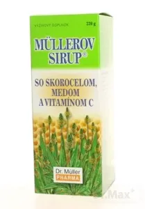 MÜLLEROV SIRUP so skorocelom, medom a vitamínom C 320 g