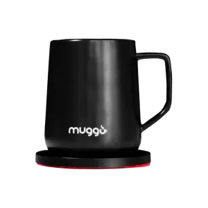 Muggo Qi Grande inteligentný vyhrievaný hrnček farba Black 380 ml