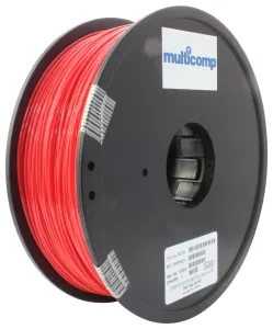 Multicomp Mc011466 3D Printer Filament, Petg, 1.75Mm, Red