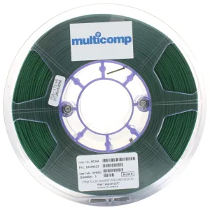 Multicomp Mc011453 3D Printer Filament, Pla, 1.75Mm, Green